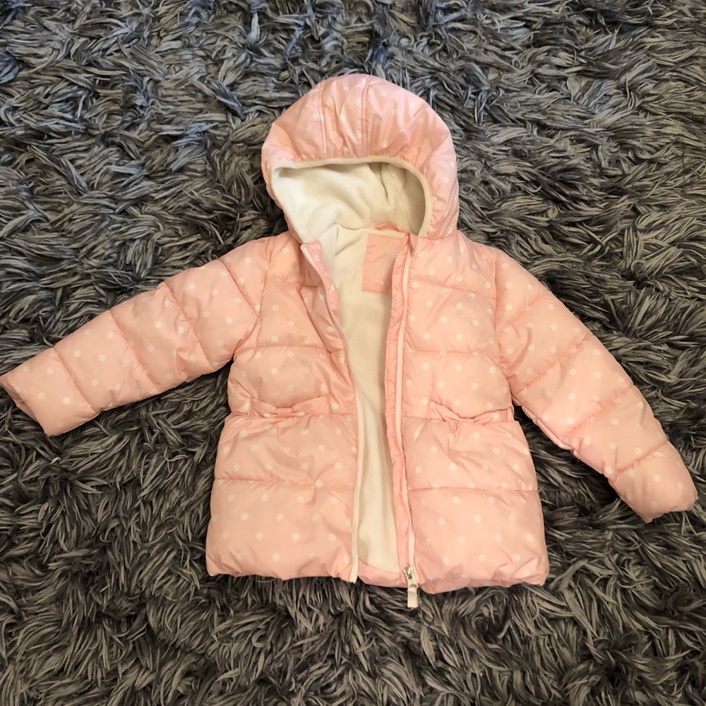 Light Pink Girls Snow Jacket Size 5